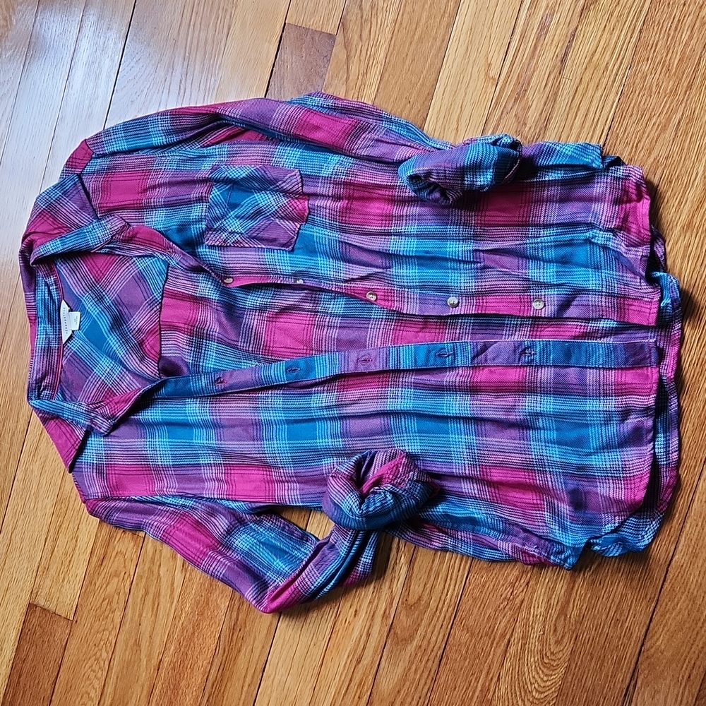 Aeropostale Plaid Button-down